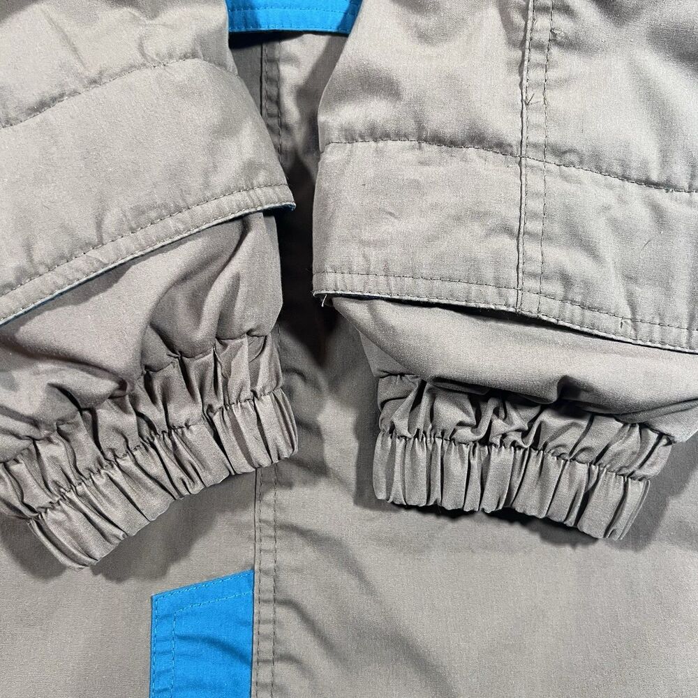 Vintage 80s/90s East West Colorblock Hooded Ski Parka Jacket Men's Large - Picture 12 of 13